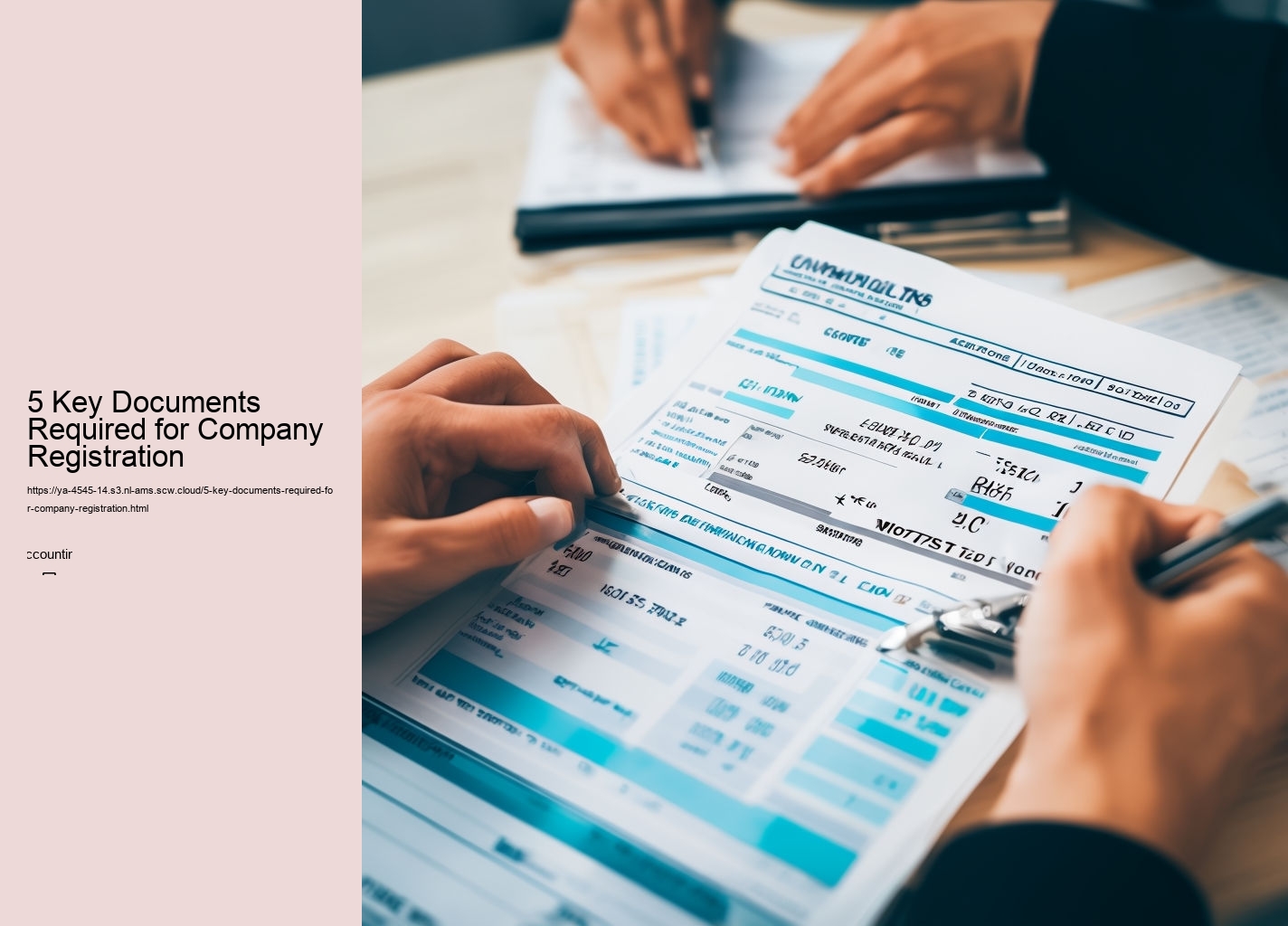 5 Key Documents Required for Company Registration